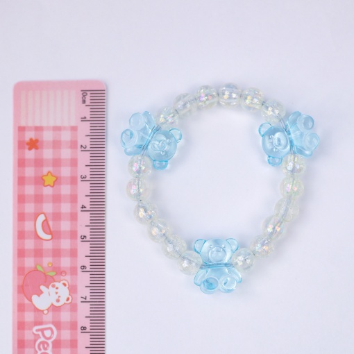 Браслет "Медвежата" голубые