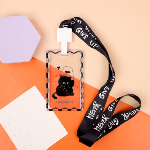 Чехол для карты "Черный кот"