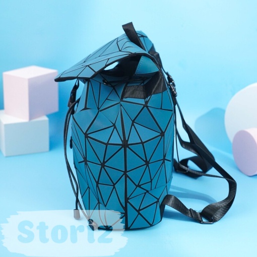 Рюкзак "Luminous Geometry" синий, 35х40см