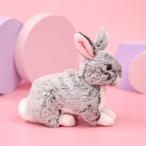 Мягкая игрушка "Милый Кролик" серый, 22 см