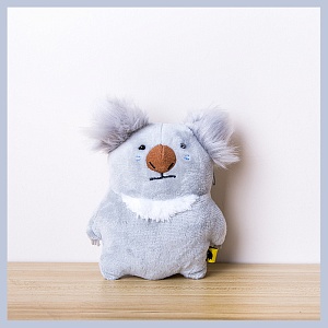 Монетница тканевая "Коала"  оптом со склада в Москве