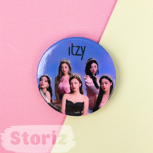Значок круглый "K-pop" Itzy №1, 56мм