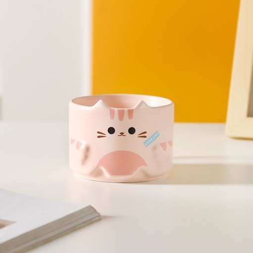 Кружка "Cute Cat" розовый, 300мл оптом со склада!