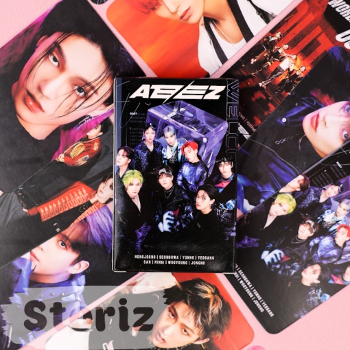 Набор картонных карточек "K-POP" ATEEZ 30шт.
