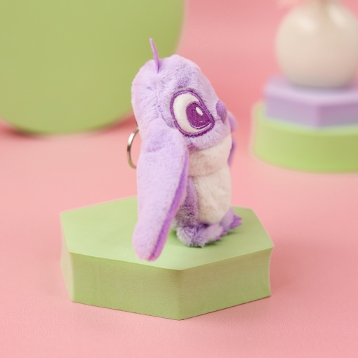 Мягкий брелок "Милый глазастик" №1, фиолетовый  12см