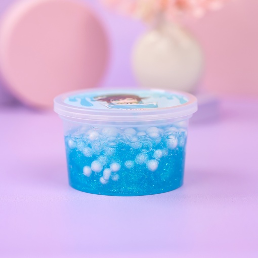Слайм "Венти" голубые блёстки + шарики, 150 гр. STORIZ