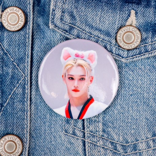 Значок круглый "K-pop" Феликс, 56мм