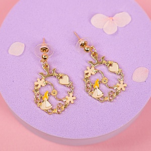 Серьги "Wreath Girl"