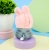 Мягкий брелок "Кото-кролик" розово-серый, 12 см