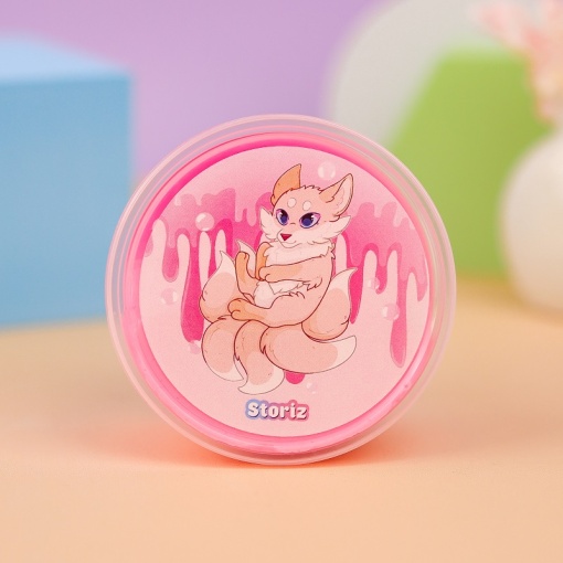 Слайм "Kitsune", серия Butter (розовый), 150гр. STORIZ