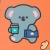 Блокнот на кольцах "Koala" №1 (8х10,5см)