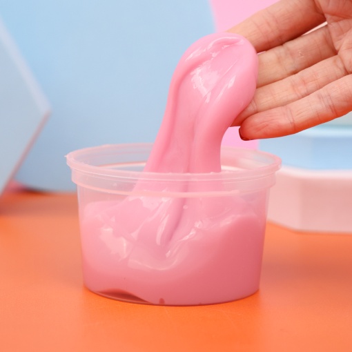 Слайм йогуртовый "Стекло" ягодный, 180гр