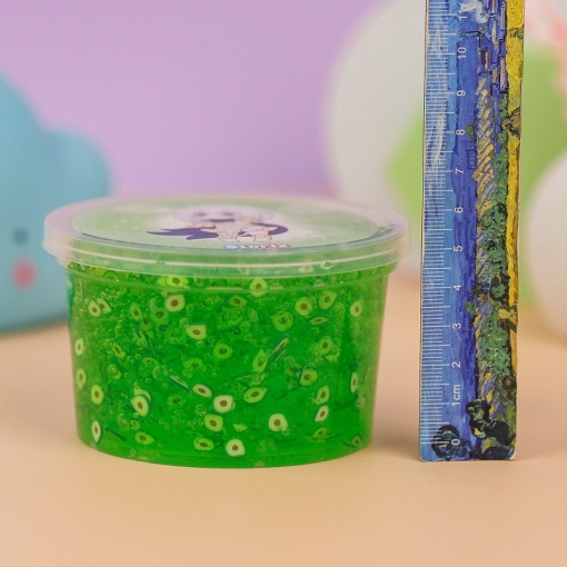 Слайм "Paimon" полупрозрачный (зелёный), с наполнителем + авокадо, 200 гр. STORIZ, годен до 10.23