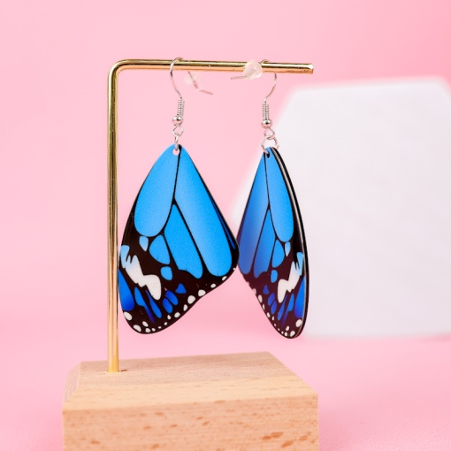 Серьги "Butterfly Wings" синие