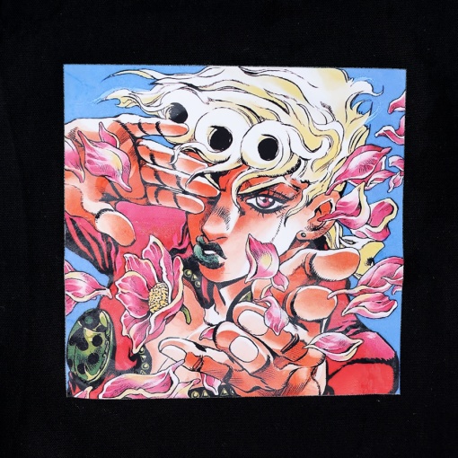 Сумка тканевая "Джоджо", черный, 1215-A