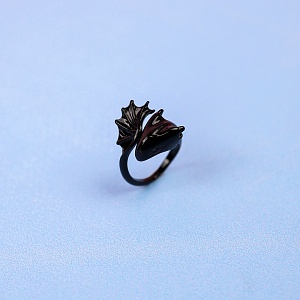 Кольцо "Черный летающий Дракон"