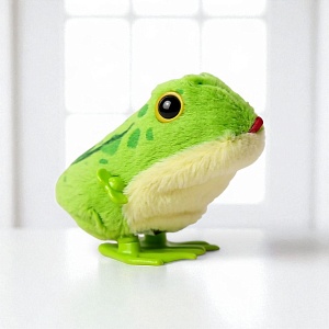 Заводная игрушка "Жабка" зеленый, 9см