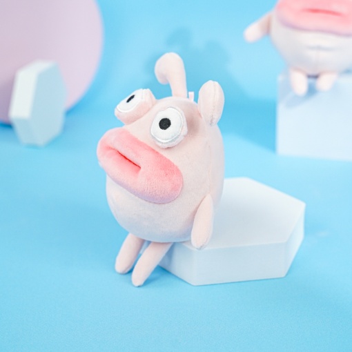 Мягкий брелок "Funny Animals" розовый, 14 см