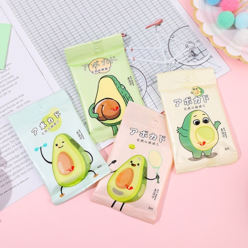 Влажные салфетки "Авокадо" 6 шт.