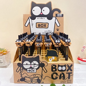 Ручка гелевая "Black cat box" №7377, в ассортименте 1шт