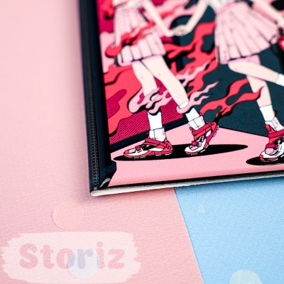 Обложка на паспорт "Anime girl" STORIZ