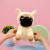 Мягкая игрушка "Мопс в костюме" 20см