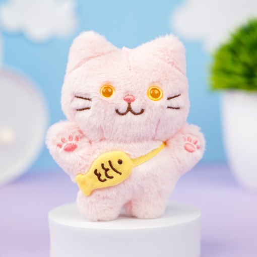 Мягкий брелок "Котик" 12 см