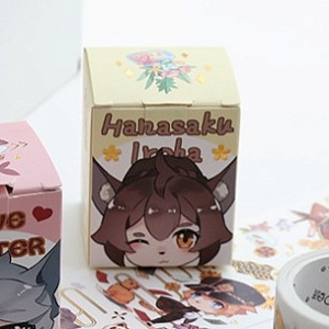 Набор наклеек в рулоне "Hanasaku Iroha" 3м