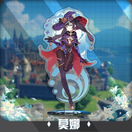 Фигурка акриловая "Genshin Impact" Мона, 16 см оптом