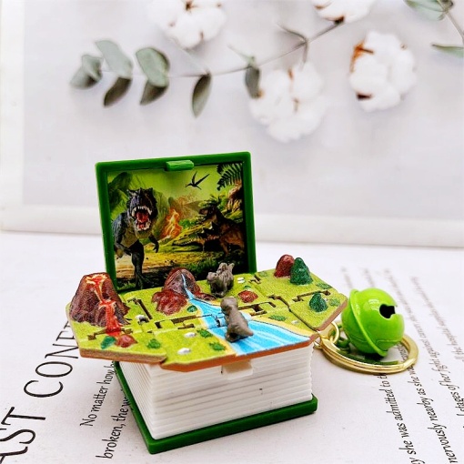 Брелок "Magic Book", 3D Dinosaur