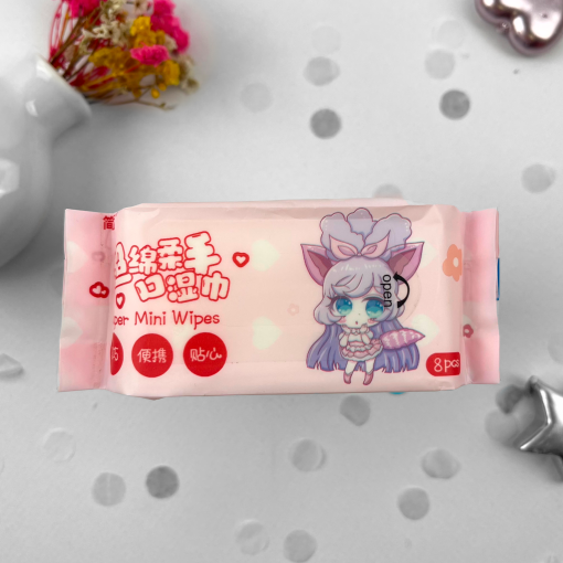 Набор влажных салфеток Mini "Little Girl" (8уп. по 8шт.)