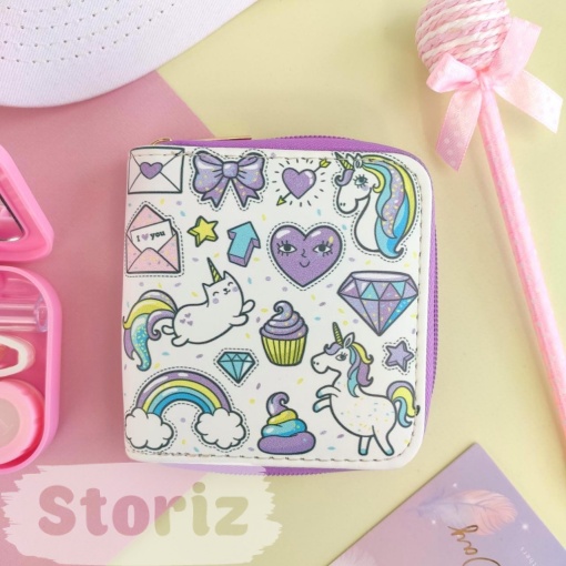 Мини-кошелек "Colorful Unicorns" 
