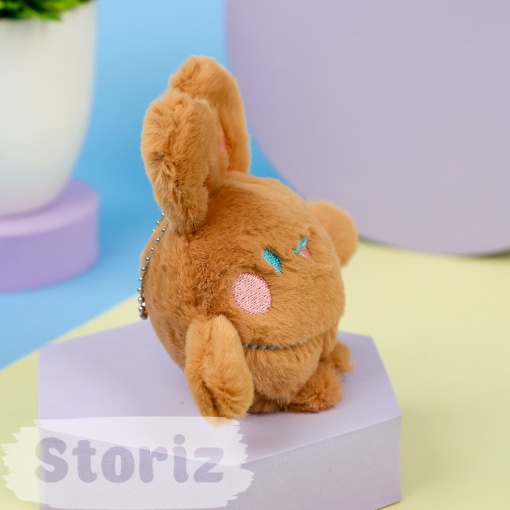 Мягкий брелок "Funny Bunny" рыжий, 10 см