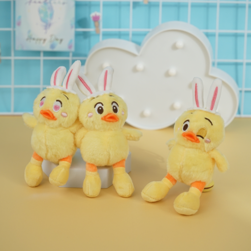 Мягкий брелок "Fluffy Duck" 10 см