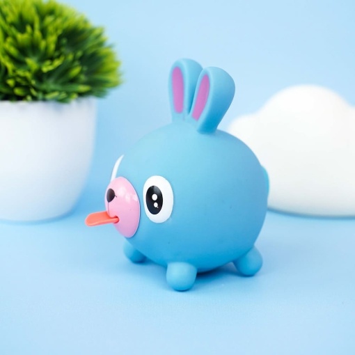 Сквоши со звуком "Дразнилка" голубой