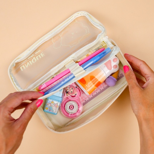 Пенал "Bear Unique" белый 