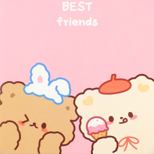 Блокнот "Медведи" 8,5х12 см, в ассортименте 1 шт.