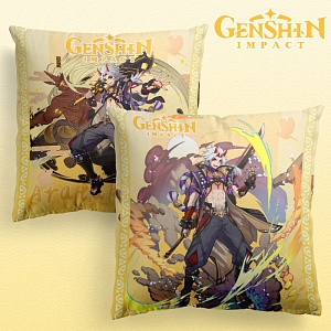Подушка декоративная "Genshin Impact" Аратаки Итто, 40x40см (1 серия)