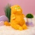 Мягкая игрушка "Смотрящий Кот", оранжевый 40см
