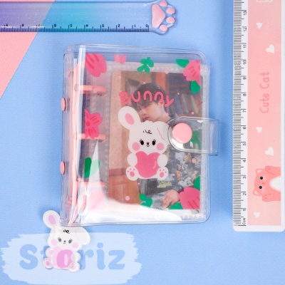 Альбом для карточек "Bunny" розовый 10,7х9,2см