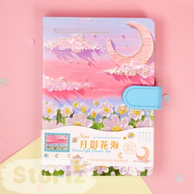Блокнот "Flower and Sea" 12,8х18см
