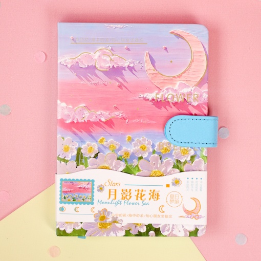 Блокнот "Flower and Sea" 12,8х18см