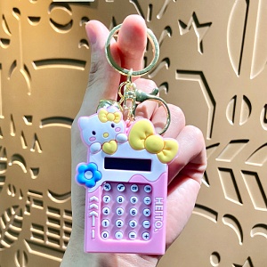 Калькулятор-брелок "My Mld" Кт, розовый