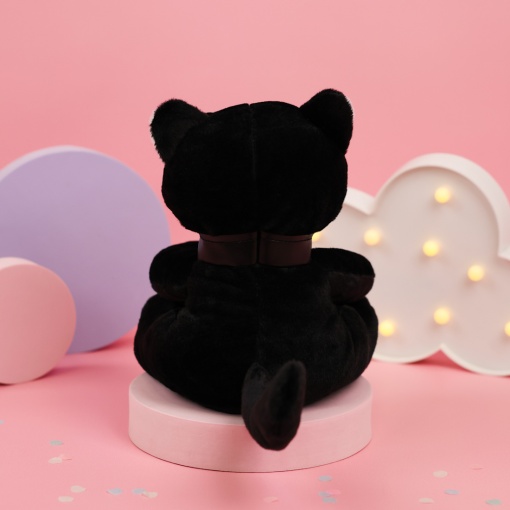 Мягкая игрушка "Cat Dark", черный 25 см