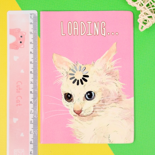 Обложка на паспорт "Cat loading" STORIZ