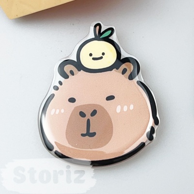 PopSocket "Капибара" с мандаринкой