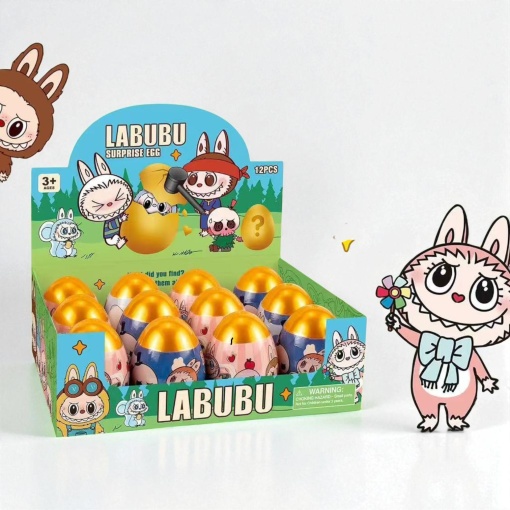 Набор игрушек Surprise "Яйцо" Labubu, в ассортименте 12шт оптом