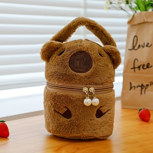 Сумочка плюшевая "Pouch" Капибара оптом со склада в Москве