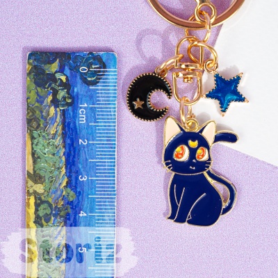 Брелок "Sailor Moon Cat" темно-синий