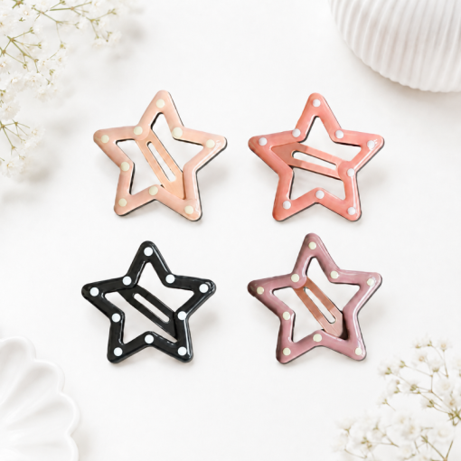 Набор заколок "Polka dot" stars, 4шт